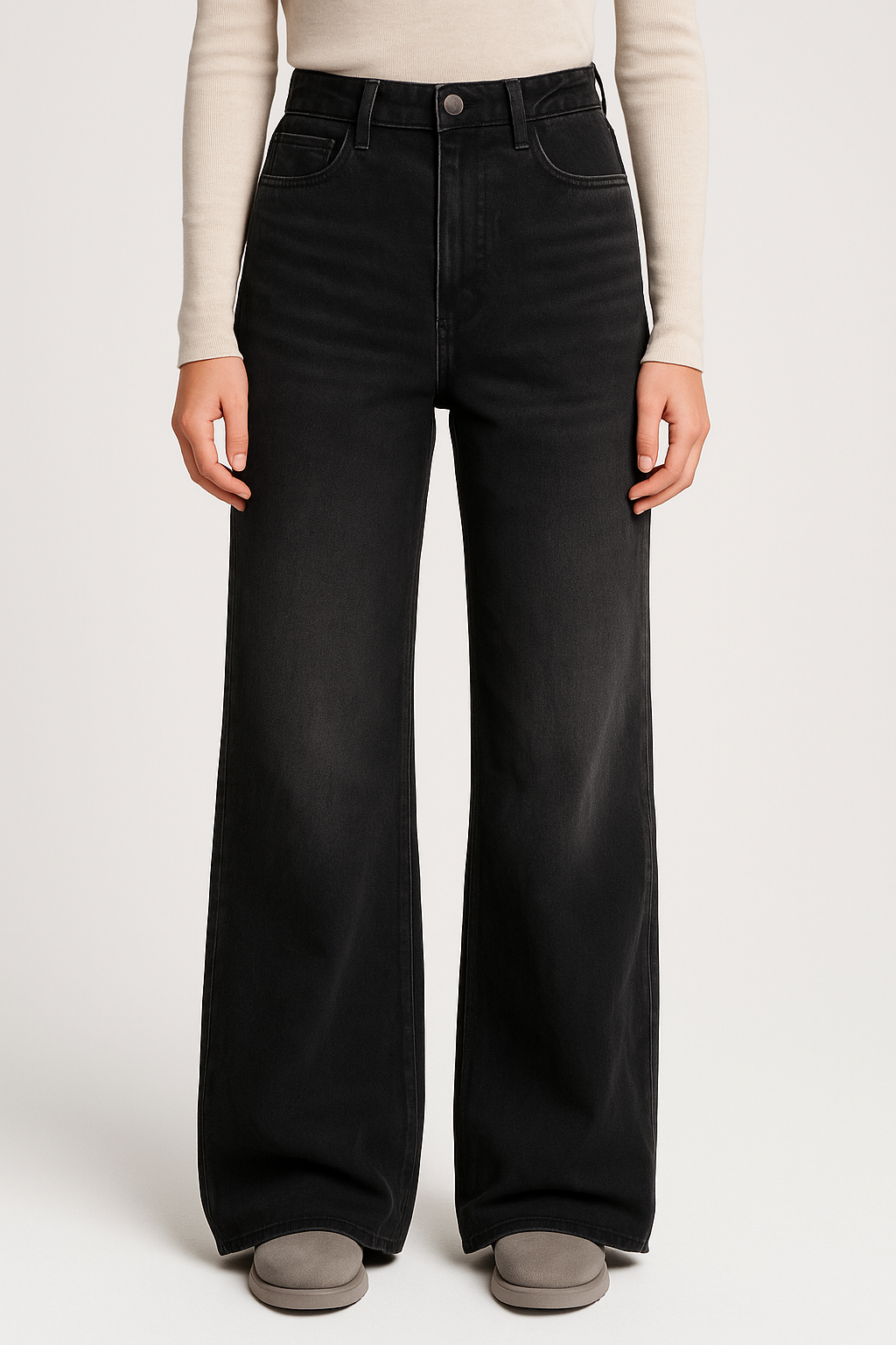 Damesjeans met wijde pijpen