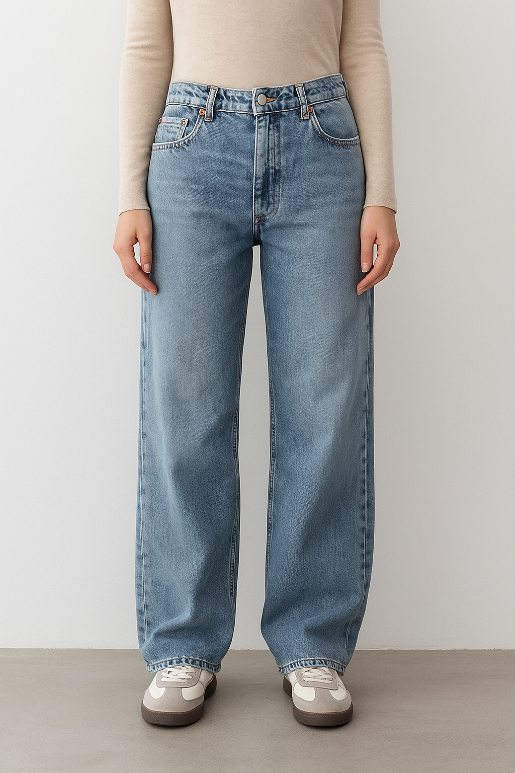 Damesjeans met rechte pijpen