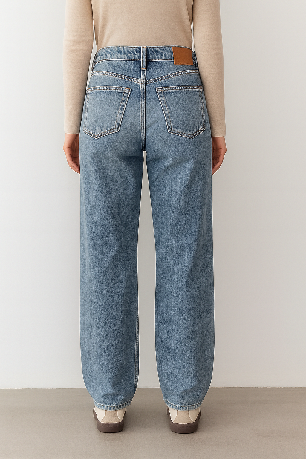 Damesjeans met rechte pijpen