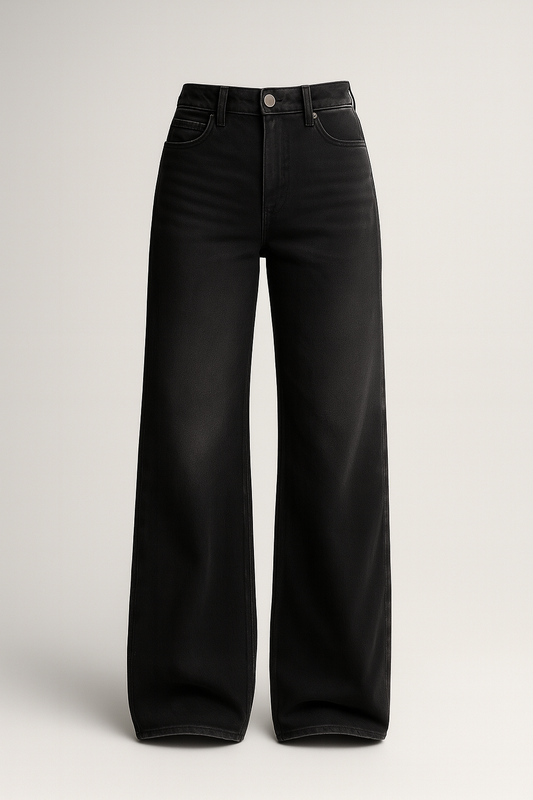 Damesjeans met wijde pijpen